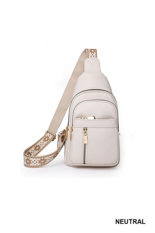 Vegan leather travel crossbody bag - Rise and Redemption