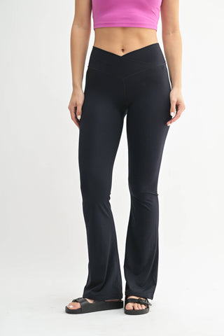 Venice Crossover Waist Yoga Pants - Rise and Redemption