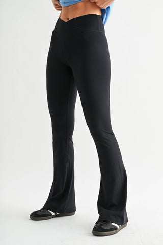 Venice Crossover Waist Yoga Pants - Rise and Redemption