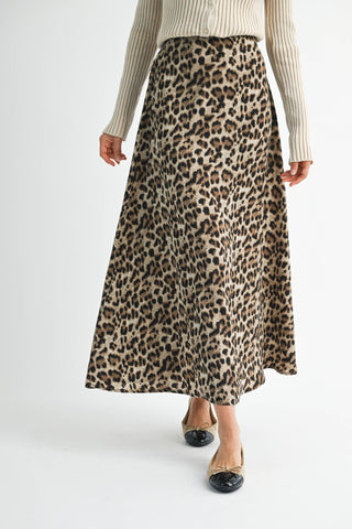 Verine Leopard Maxi Skirt - Rise and Redemption