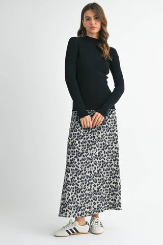 Verine Leopard Maxi Skirt - Rise and Redemption