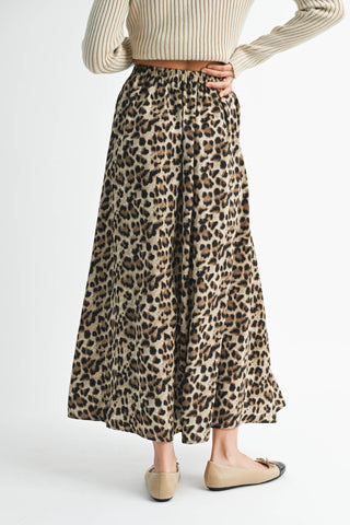 Verine Leopard Maxi Skirt - Rise and Redemption