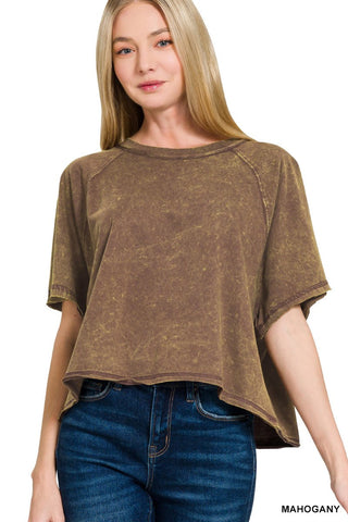 Vintage Dyed Crop Knit - Rise and Redemption