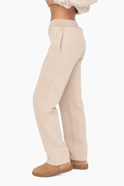 Vintage Fleece Straight leg lounge pants - Rise and Redemption