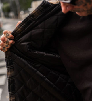 Vortex Quilted Flannel Jacket - Rise and Redemption