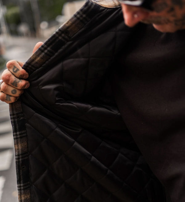 Vortex Quilted Flannel Jacket - Rise and Redemption
