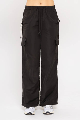 Water Resistant Satin Finish Cargo Pants - Rise and Redemption