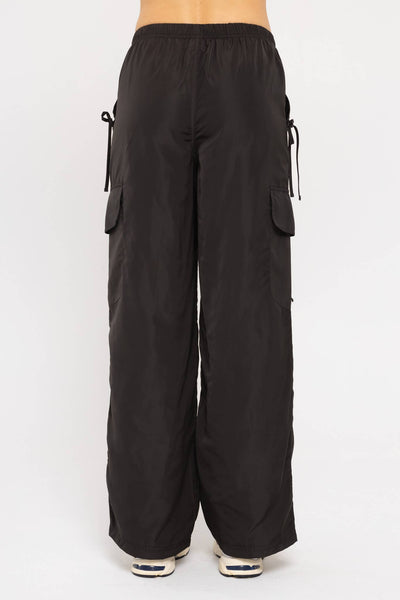 Water Resistant Satin Finish Cargo Pants - Rise and Redemption