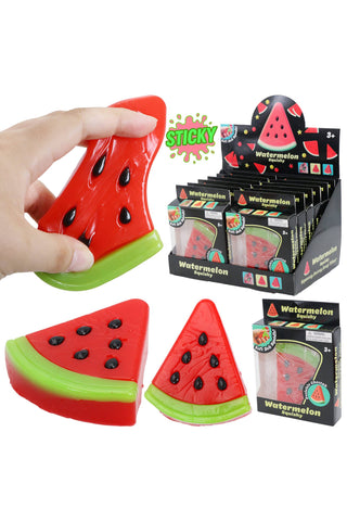 Watermelon Slice Jiggly Mochi Sticky Squishy Toy - Rise and Redemption