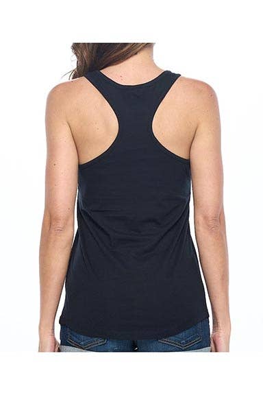 Western Boot Stitch Graphic Racerback Tank Top - Rise and Redemption