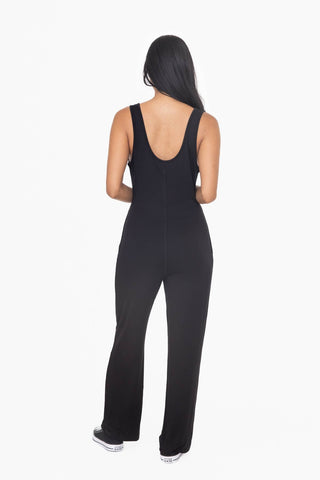 Wide Leg French Terry Lounge Jumpsuit - Rise and Redemption