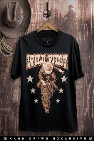 Wild West Cowboy Graphic Top - Rise and Redemption