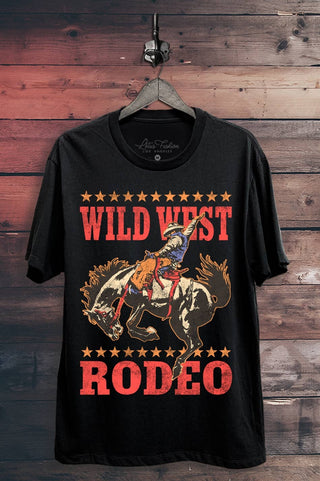 Wild West Rodeo jersey Graphic Top - Rise and Redemption