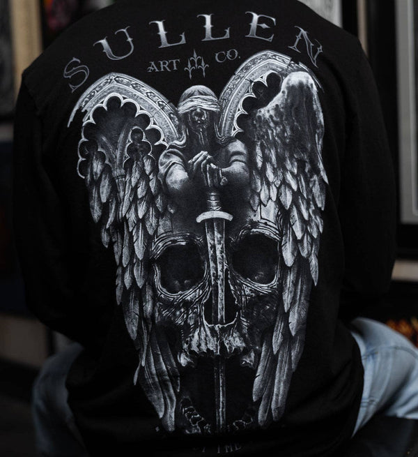 Winged Justice French Terry Long Sleeve - Rise and Redemption