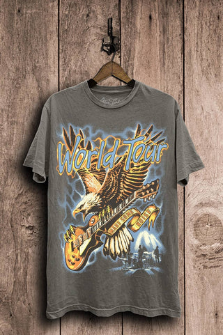 World Tour Eagle Graphic Top - Rise and Redemption