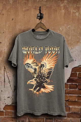 World Tour Eagle Graphic Top - Rise and Redemption