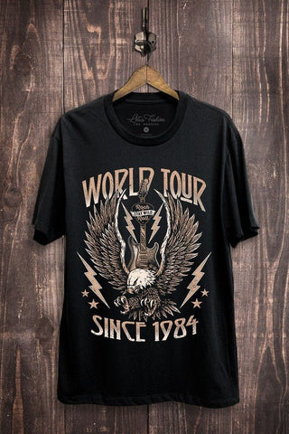 World Tour Eagle T Shirt - Rise and Redemption