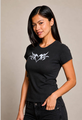Y2K Tribal Heart Tee - Rise and Redemption