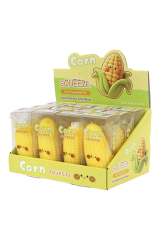 Yellow Corn Crunchy Bead Soft Slime Filled TPR Squishy - Rise and Redemption