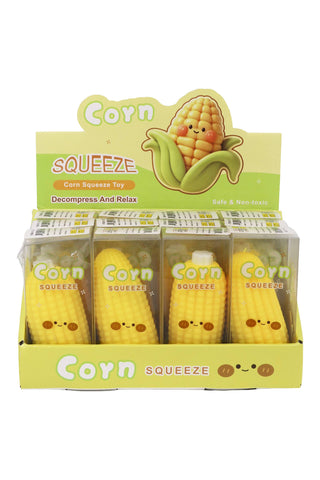 Yellow Corn Crunchy Bead Soft Slime Filled TPR Squishy - Rise and Redemption