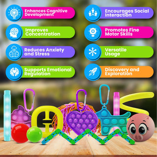 YOYO WORLD Fidget Toy Mystery Box | 5 Stress Relievers Toys - Rise and Redemption