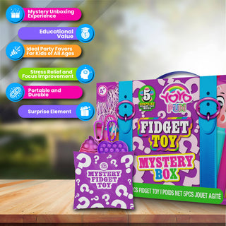 YOYO WORLD Fidget Toy Mystery Box | 5 Stress Relievers Toys - Rise and Redemption