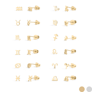 Zodiac Stud Earrings - Rise and Redemption