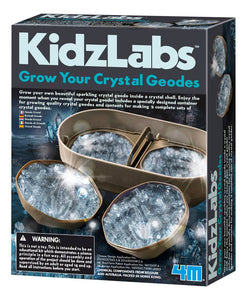 4M KidzLabs Grow Your Crystal Geodes Kit - Rise and Redemption