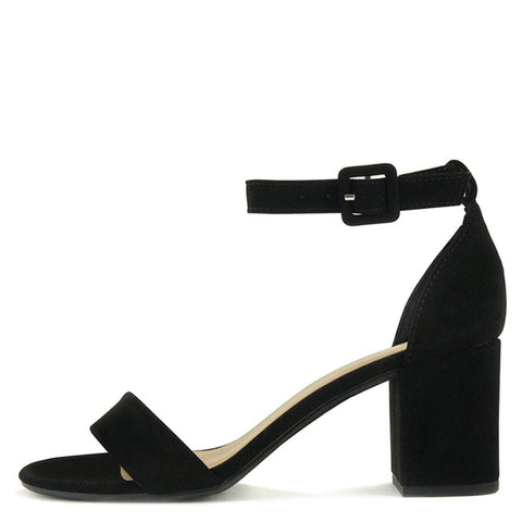 Audrey Buckle Ankle Strap Block Heel - Rise and Redemption