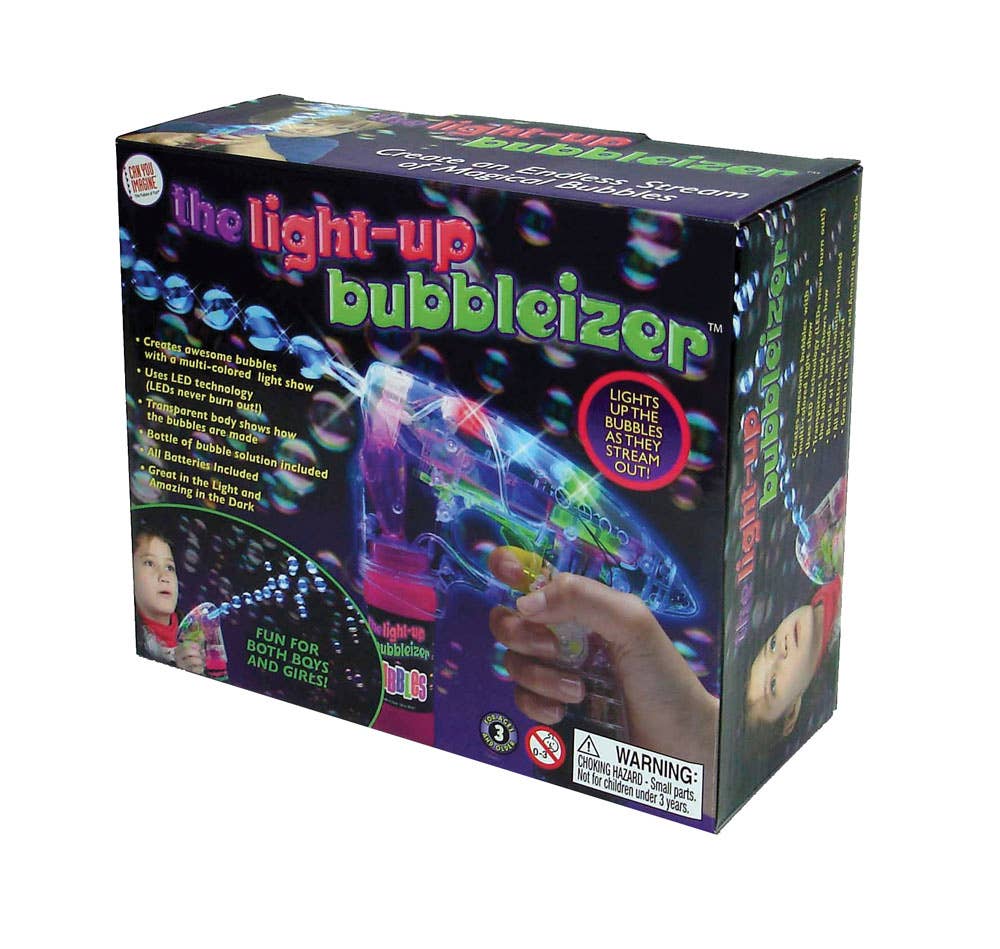 Can You Imagine Light-Up Bubbleizer Bubble Blowing Toy - Rise and Redemption