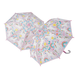 Colour Changing Umbrella - Rainbow Unicorn - Rise and Redemption