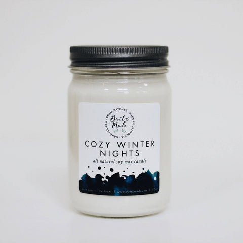 Cozy Winter Nights Candle, 12 oz - Rise and Redemption