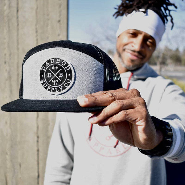 DadBod Classic Logo 7-Panel Snapback - Rise and Redemption