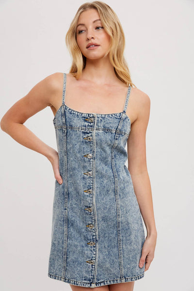 Dolly Denim Dress - Rise and Redemption