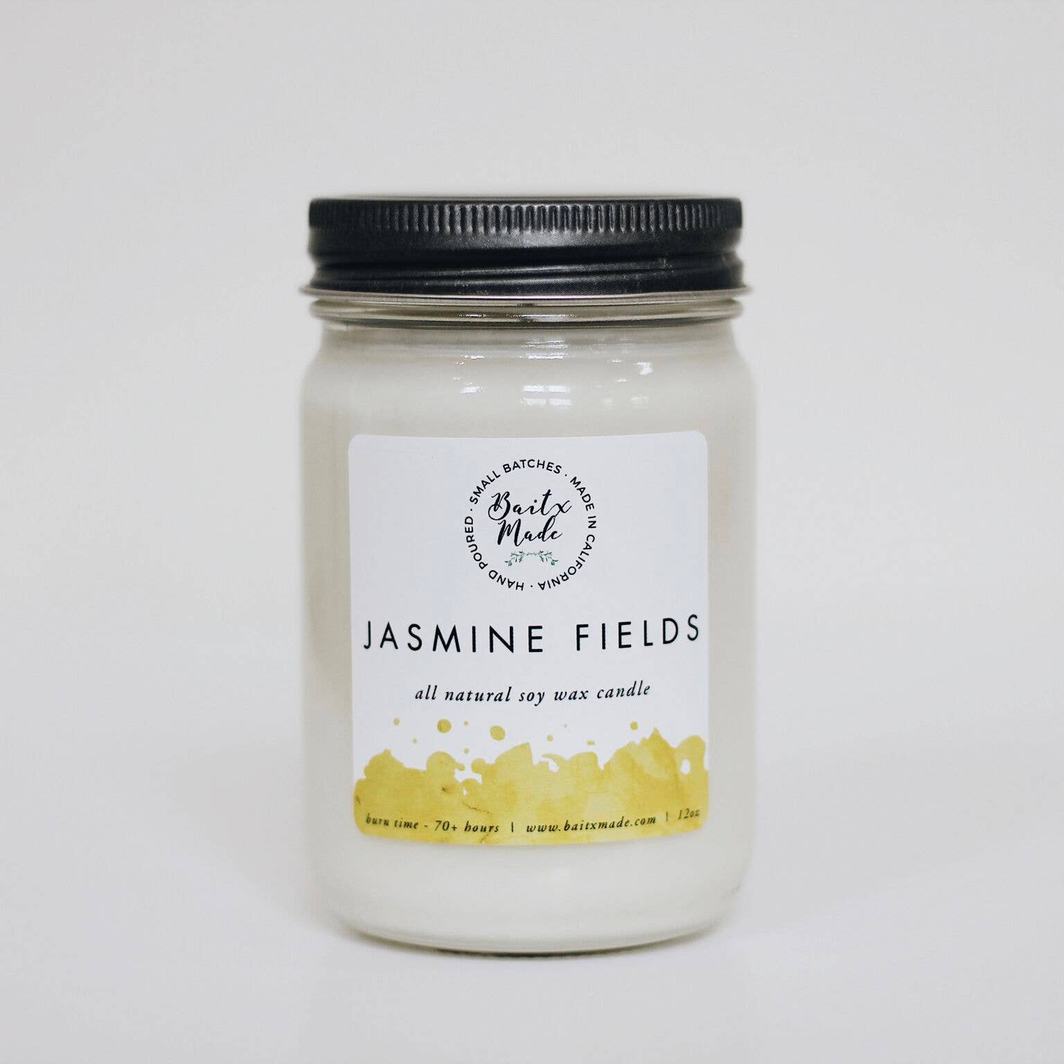 Jasmine Fields Candle, 12 oz - Rise and Redemption