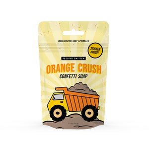 Kids Orange Crush Truck Shaped Bath Confetti - Rise and Redemption