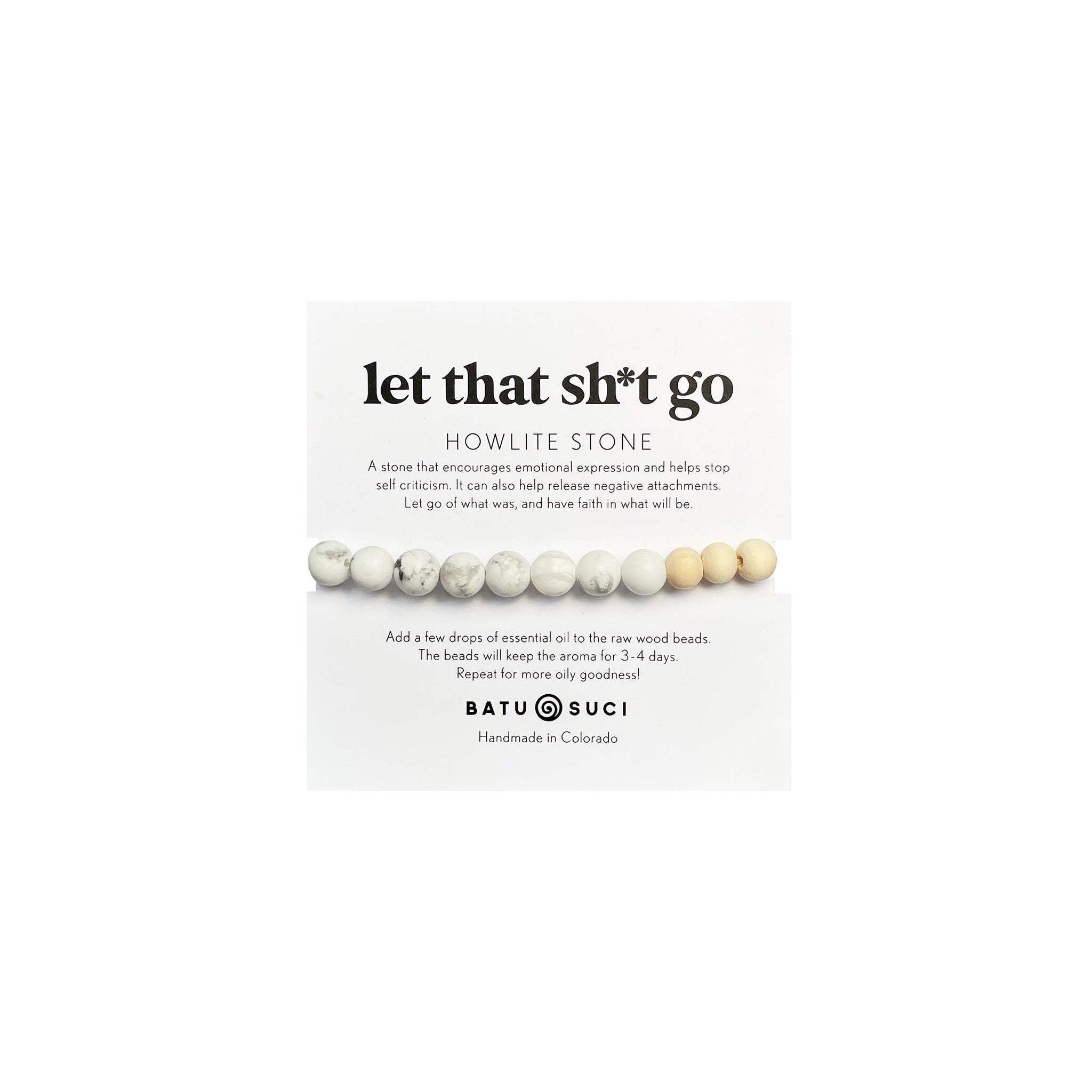 Let That Sh*t Go Diffuser Bracelet - Rise and Redemption