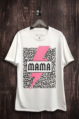 Mama Pink Bolt Tee - Rise and Redemption