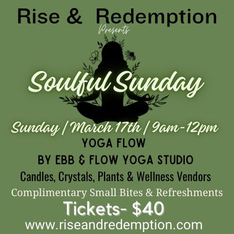 March Soulful Sunday Event - Rise and Redemption