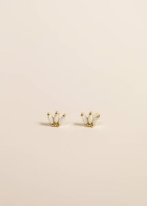 Opal Crown Stud - White - Rise and Redemption