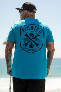 Pirates Aqua Tee - Rise and Redemption