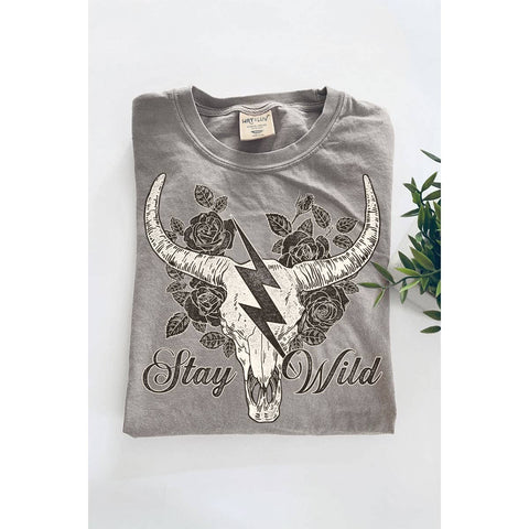 Premium Stay Wild Tee - Rise and Redemption