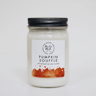 Pumpkin Souffle Candle, 12 oz: 12oz glass jar candle - Rise and Redemption