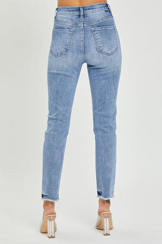 Risen frayed hem relaxed skinnies - Rise and Redemption