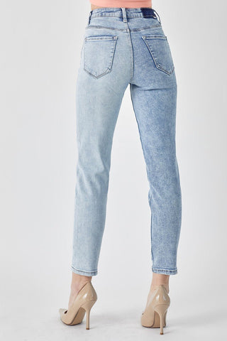 Risen Two-Toned Girlfriend Denim - Rise and Redemption