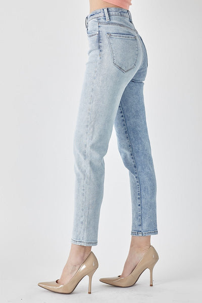 Risen Two-Toned Girlfriend Denim - Rise and Redemption