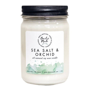 Sea Salt & Orchid 12 oz. Soy Candle - Rise and Redemption