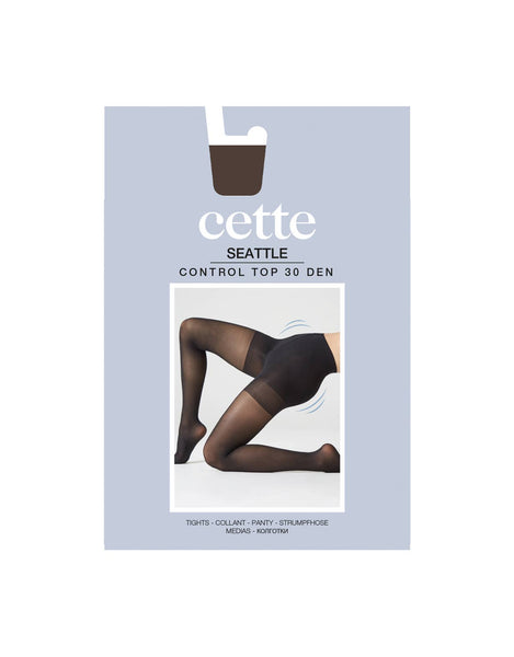 Sheer Shaping Tights, Control Tights, Control Body Pantyhose: 2XL / Black - Rise and Redemption