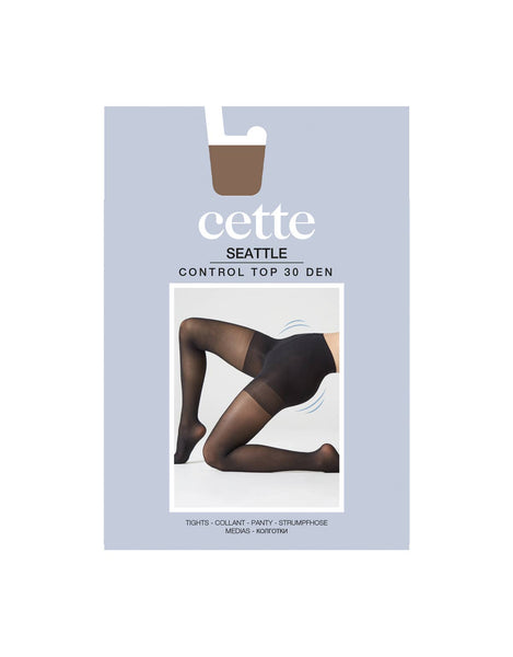 Sheer Shaping Tights, Control Tights, Control Body Pantyhose: 2XL / Black - Rise and Redemption