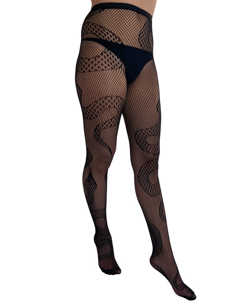 Snake Net Tights - Rise and Redemption